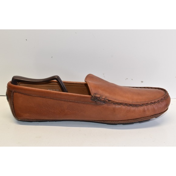 Allen Edmonds Mens Castine Leather Loafers Brown Size 10.5 Slip On Driving Shoes - Picture 2 of 10